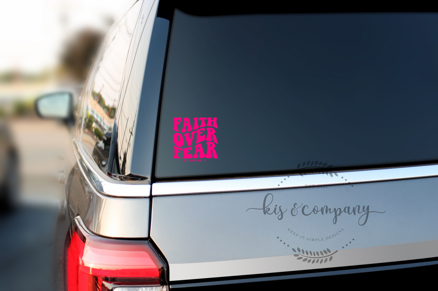 FAITH OVER FEAR Decal