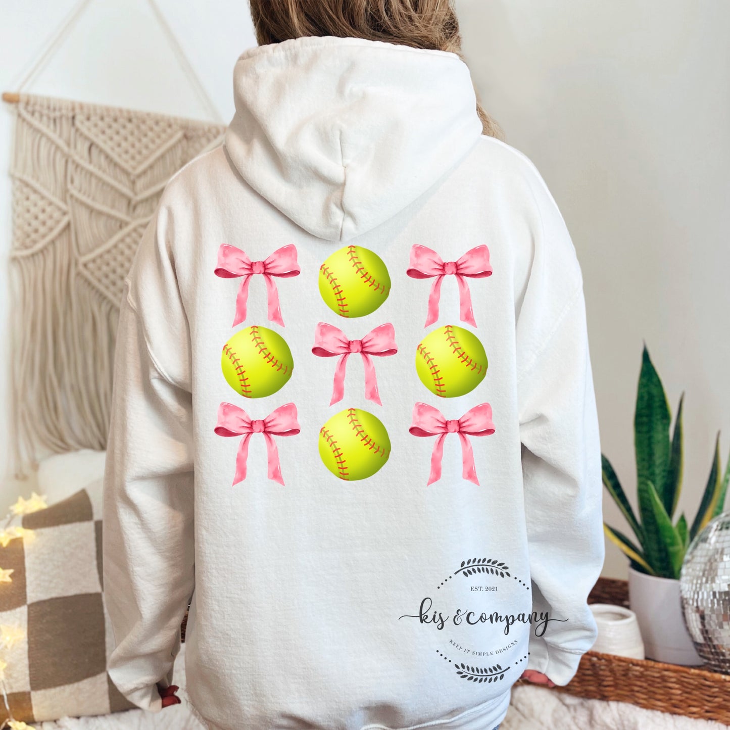Personalized Softball 🥎 hoodie
