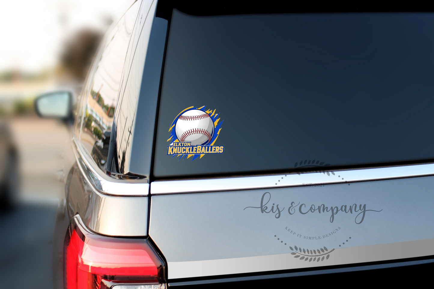 Elkton Knuckle Ballers logo decal