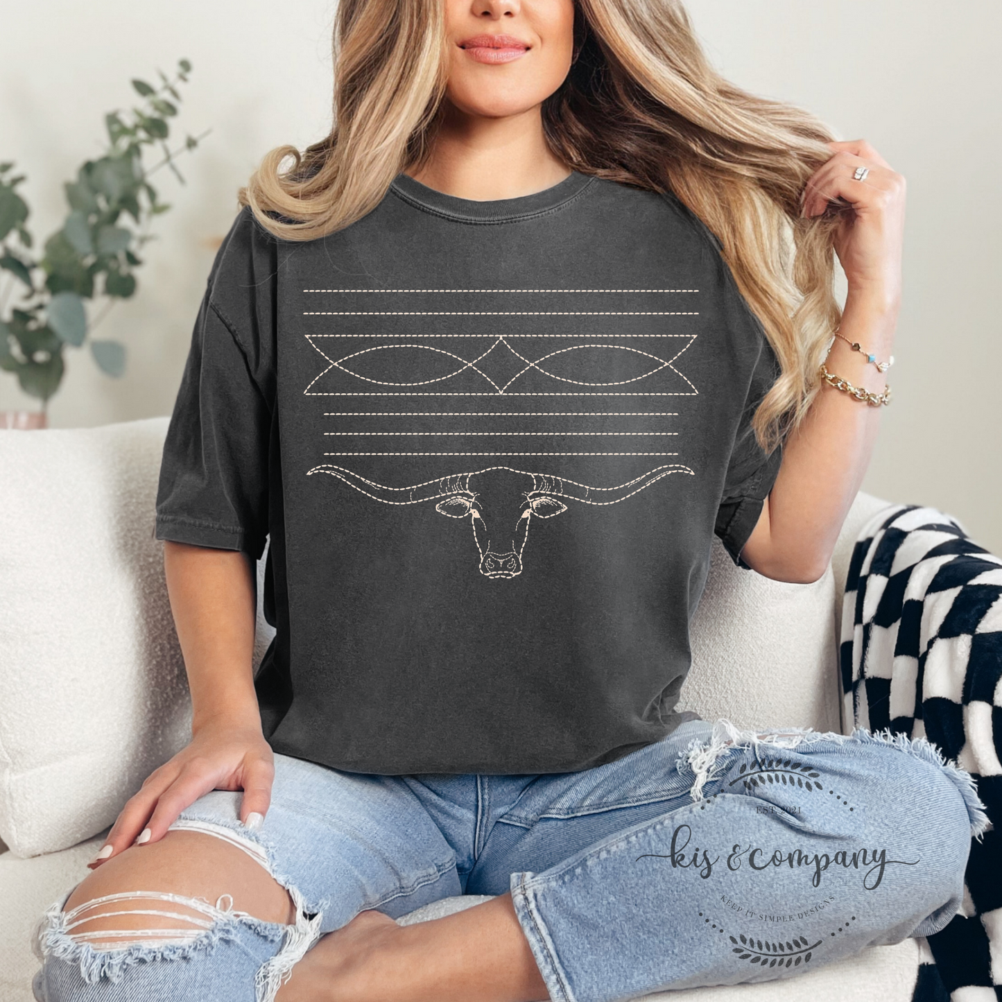 Boot Stitch Longhorn