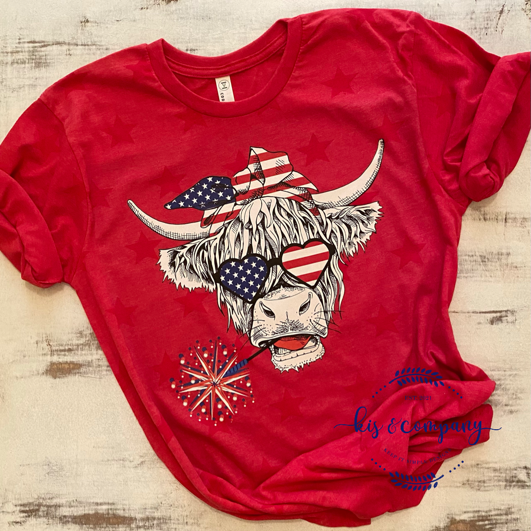 Patriotic Cow