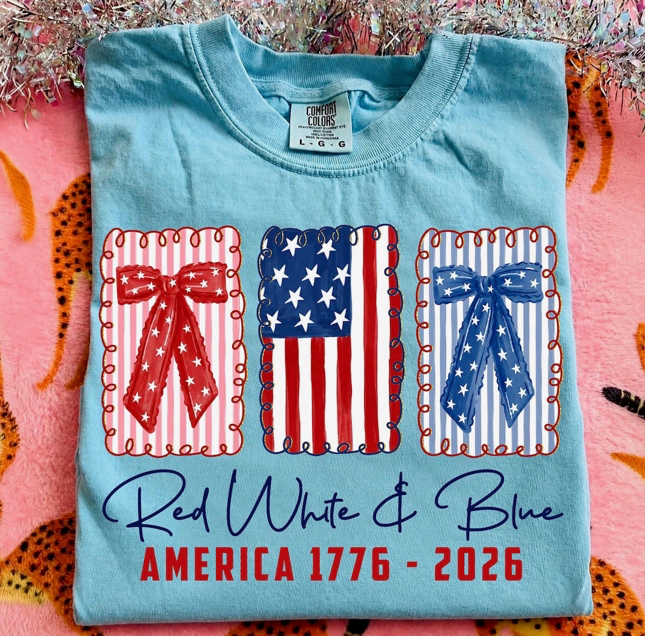 Red White & Blue Bow