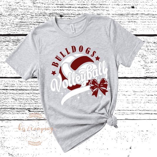 BULLDOGS VOLLEYBALL BOW