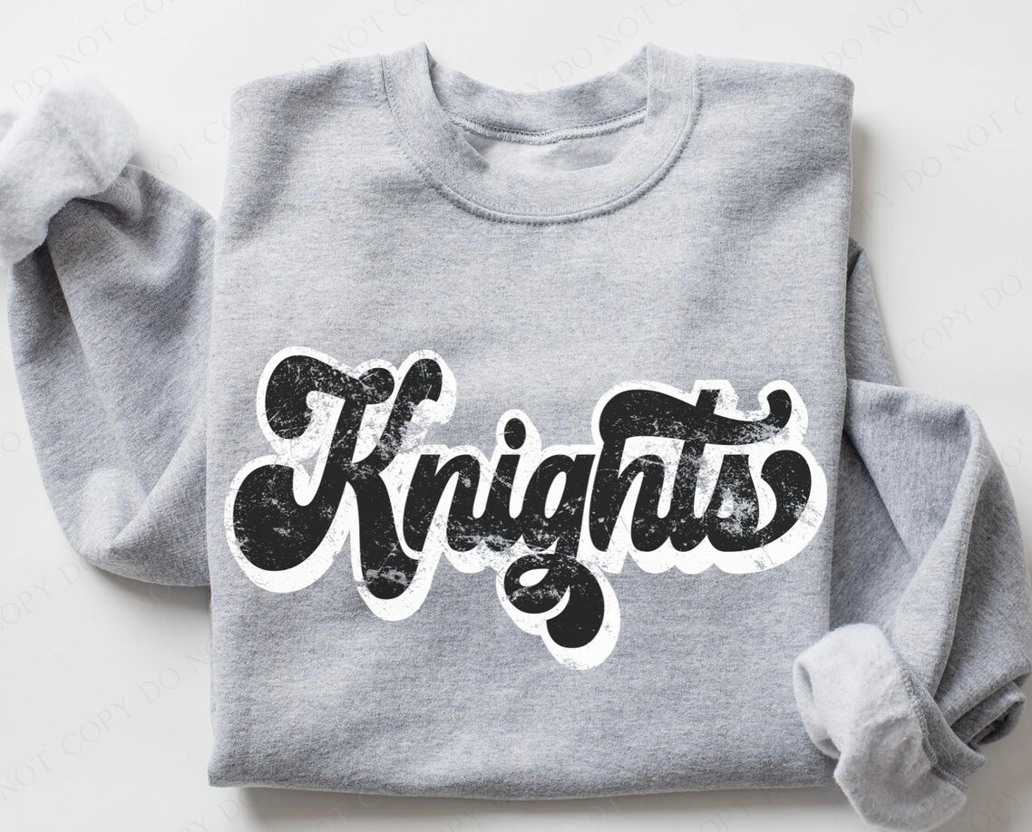 Knights retro crewneck