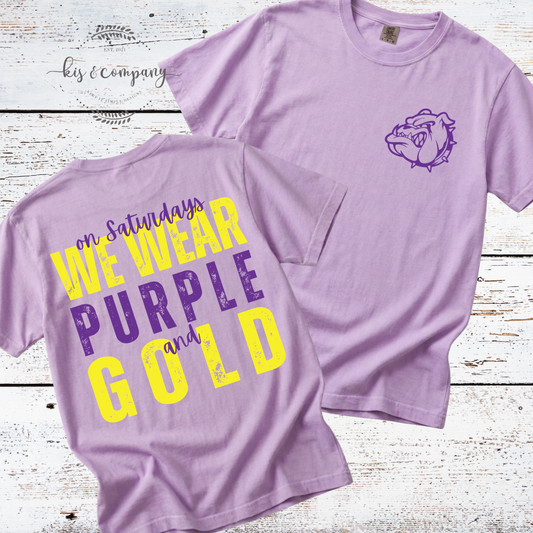 We wear Purple & Gold