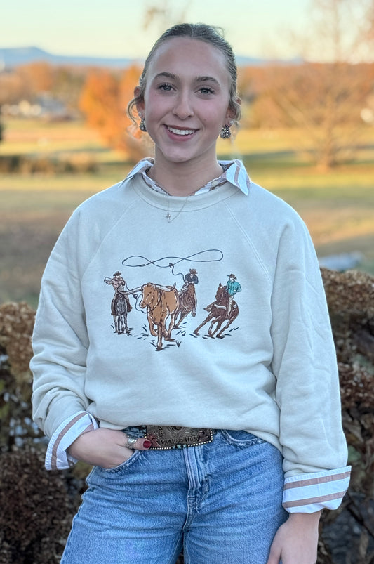 Lasso Cowboys Crewneck