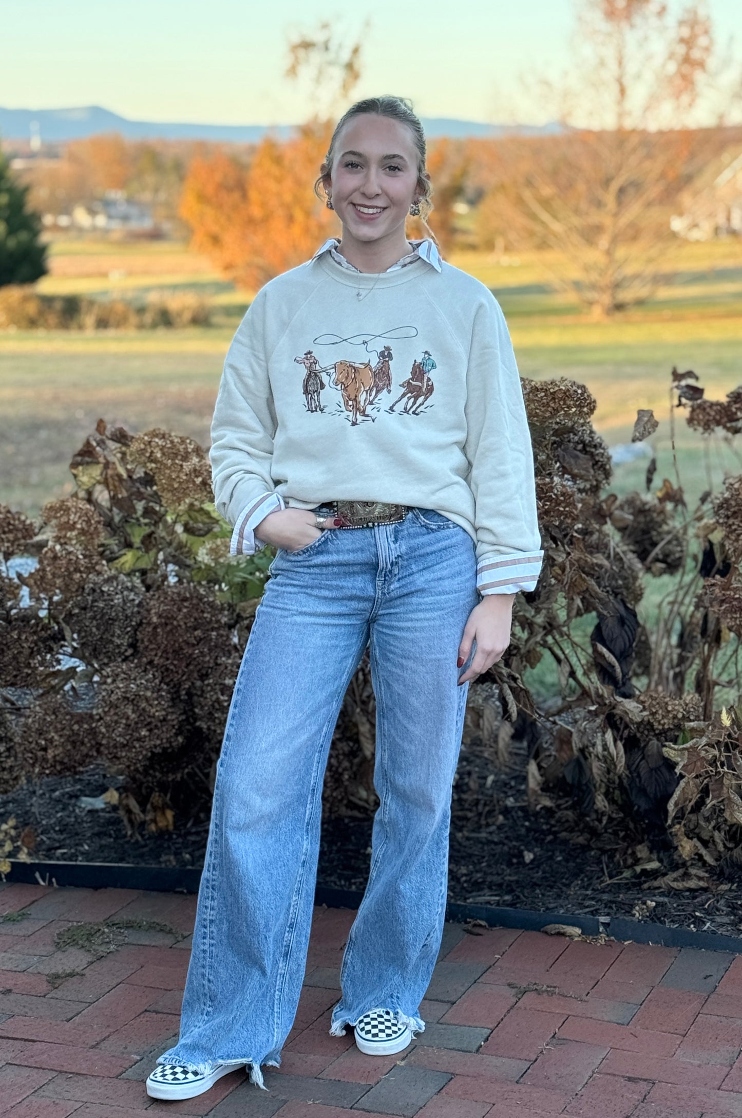 Lasso Cowboys Crewneck