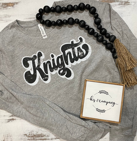 Knights retro long sleeve tee