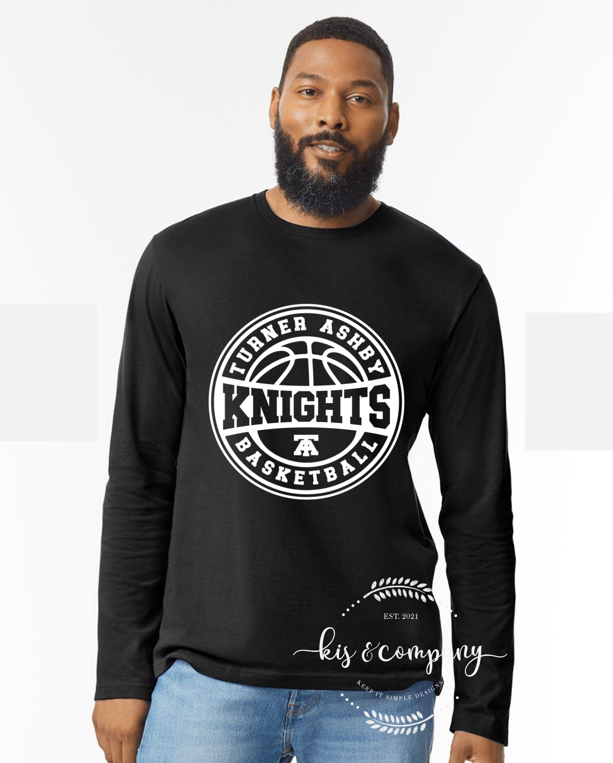 TA Knights Basketball Adult Long Sleeve