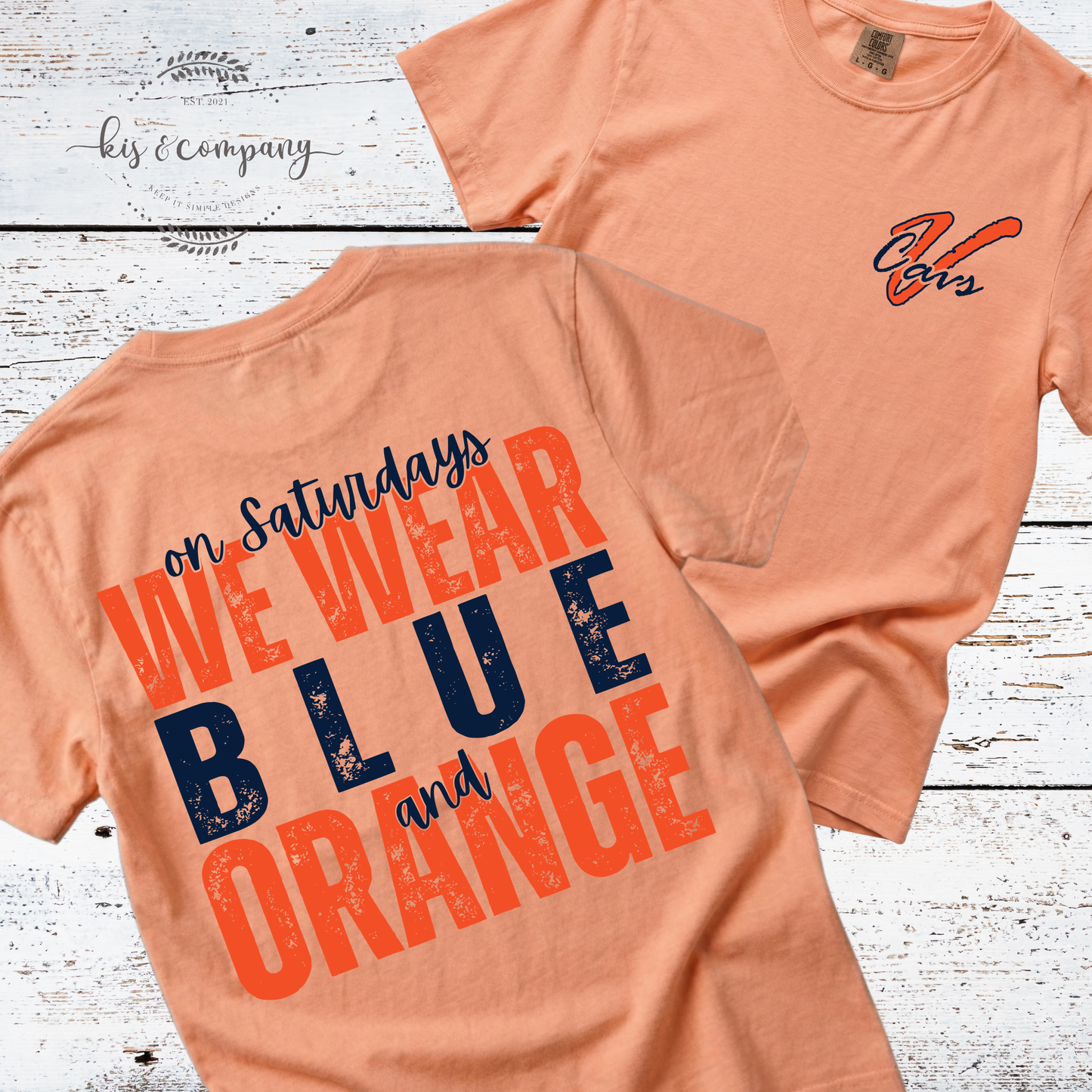 We wear Blue and Orange