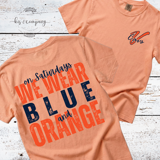 We wear Blue and Orange