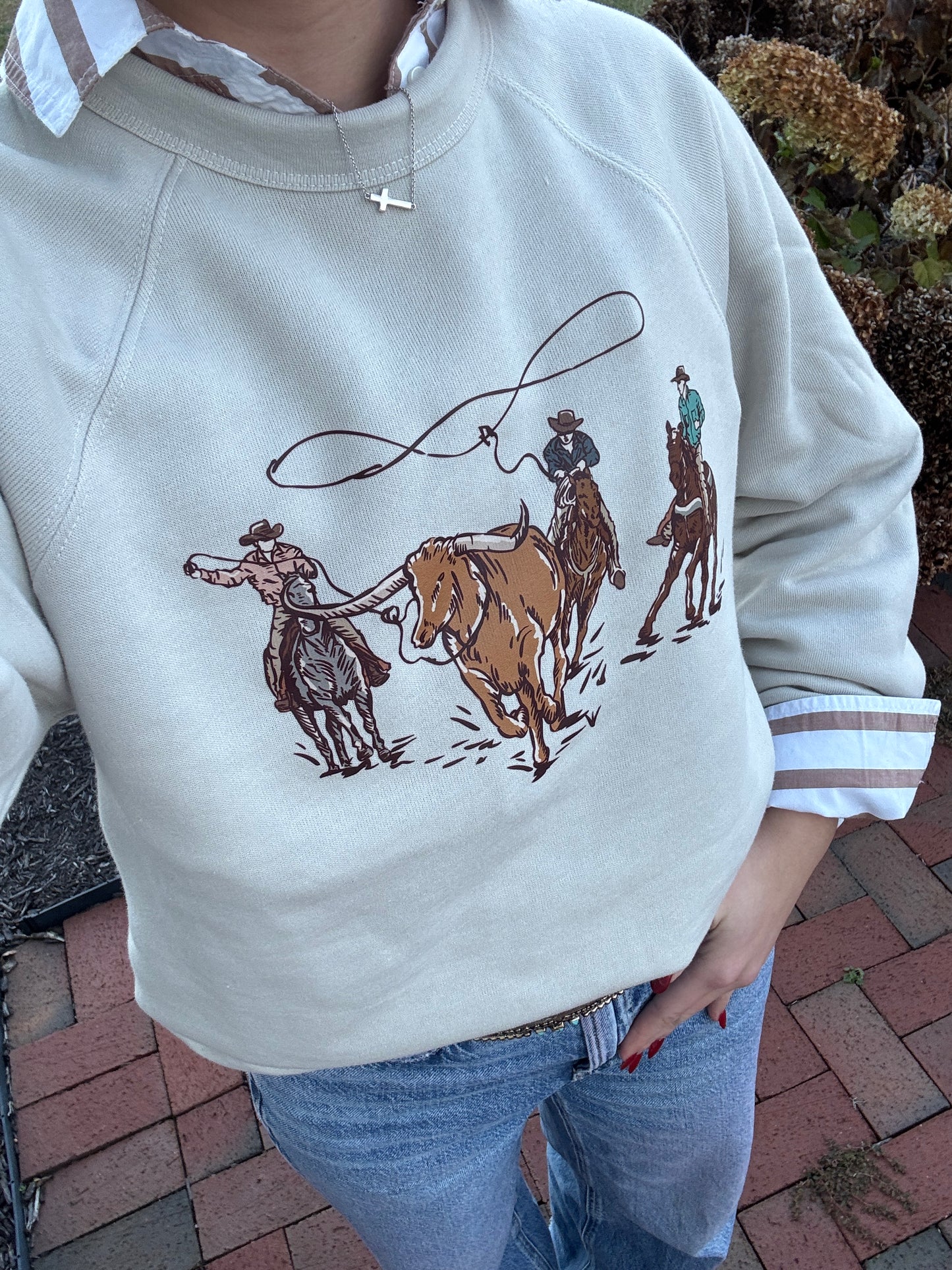 Lasso Cowboys Crewneck
