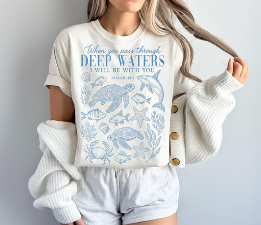 When you pass through DEEP WATERS
