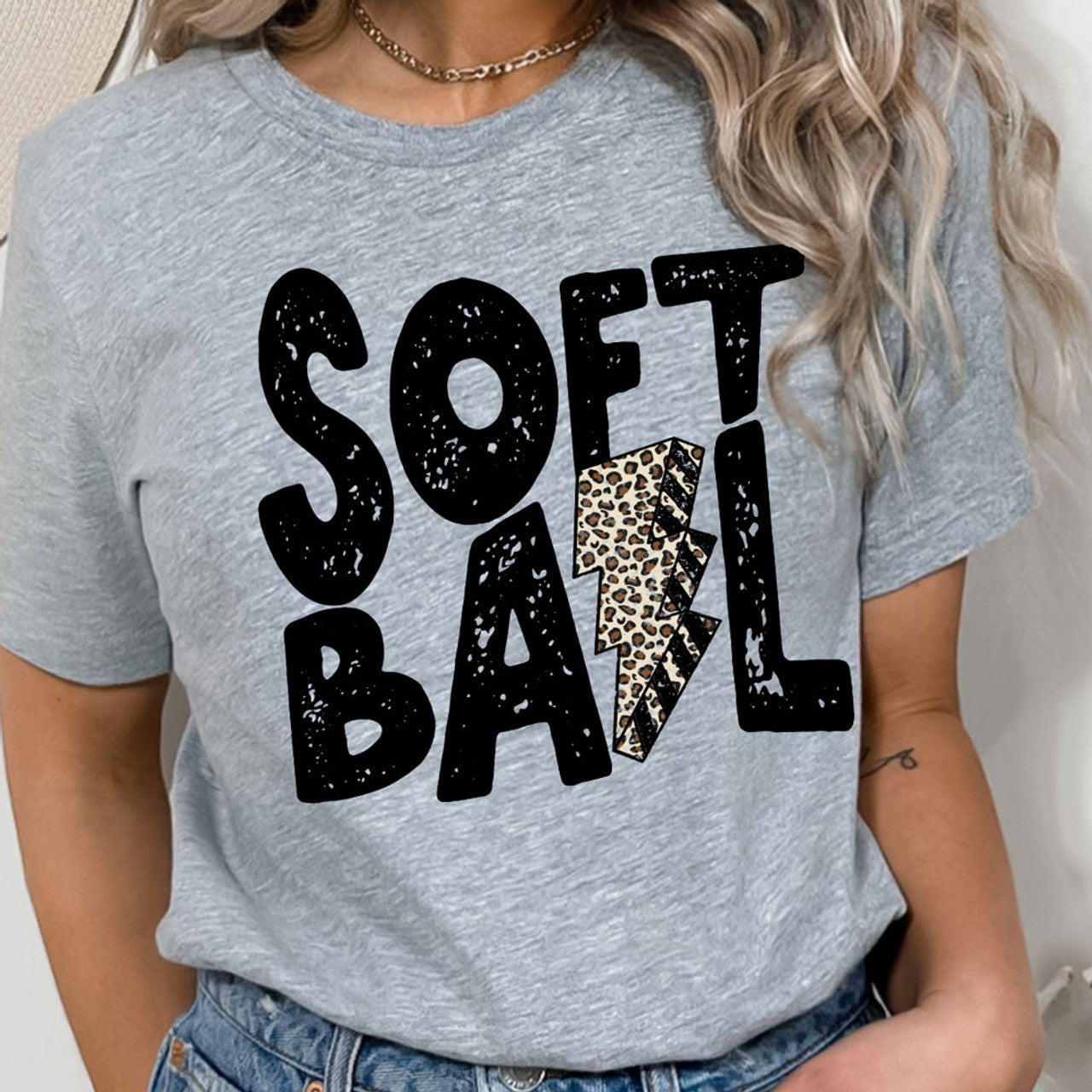 Softball Lightening Bolt