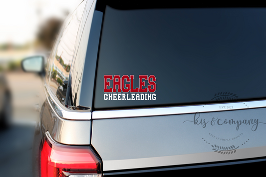 EAGLES CHEERLEADING Decal