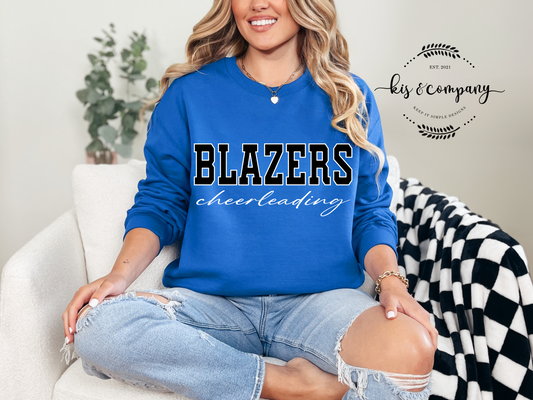 BLAZERS cheerleading - blue or black