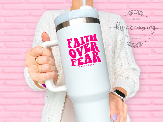 FAITH OVER FEAR Decal