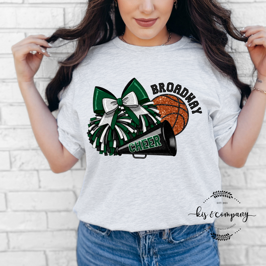 BROADWAY basketball cheer - custom
