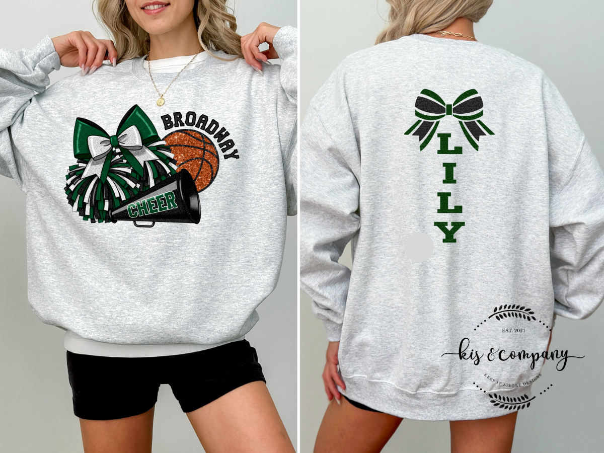 BROADWAY basketball cheer - custom