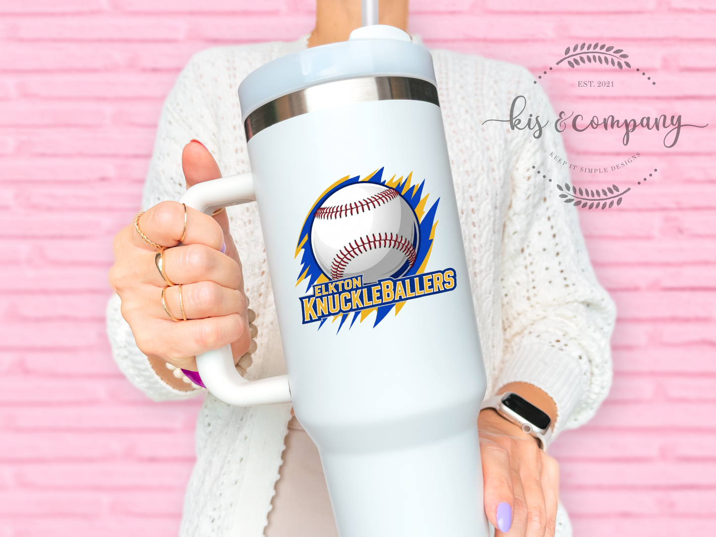 Elkton Knuckle Ballers logo decal