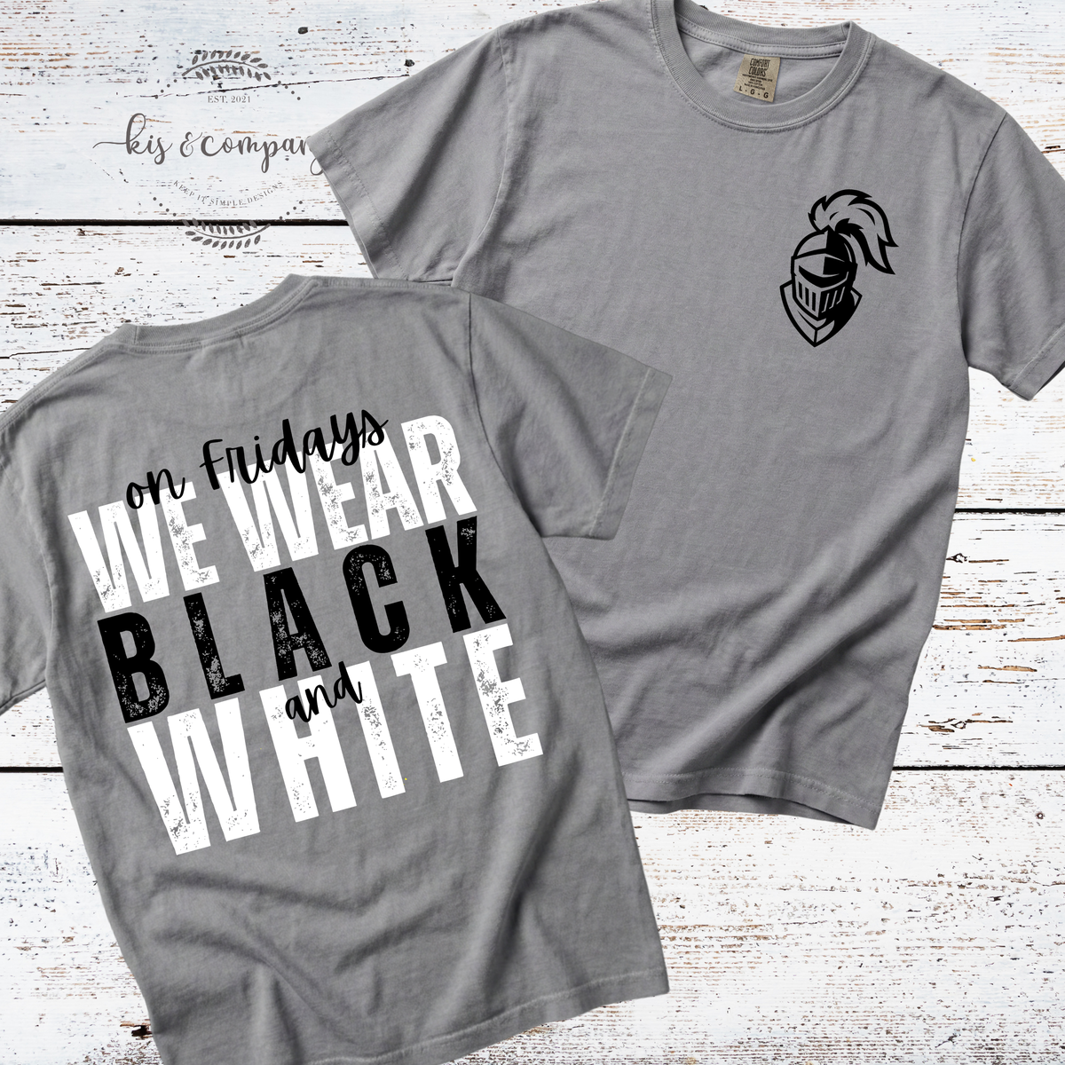 We wear Black & White