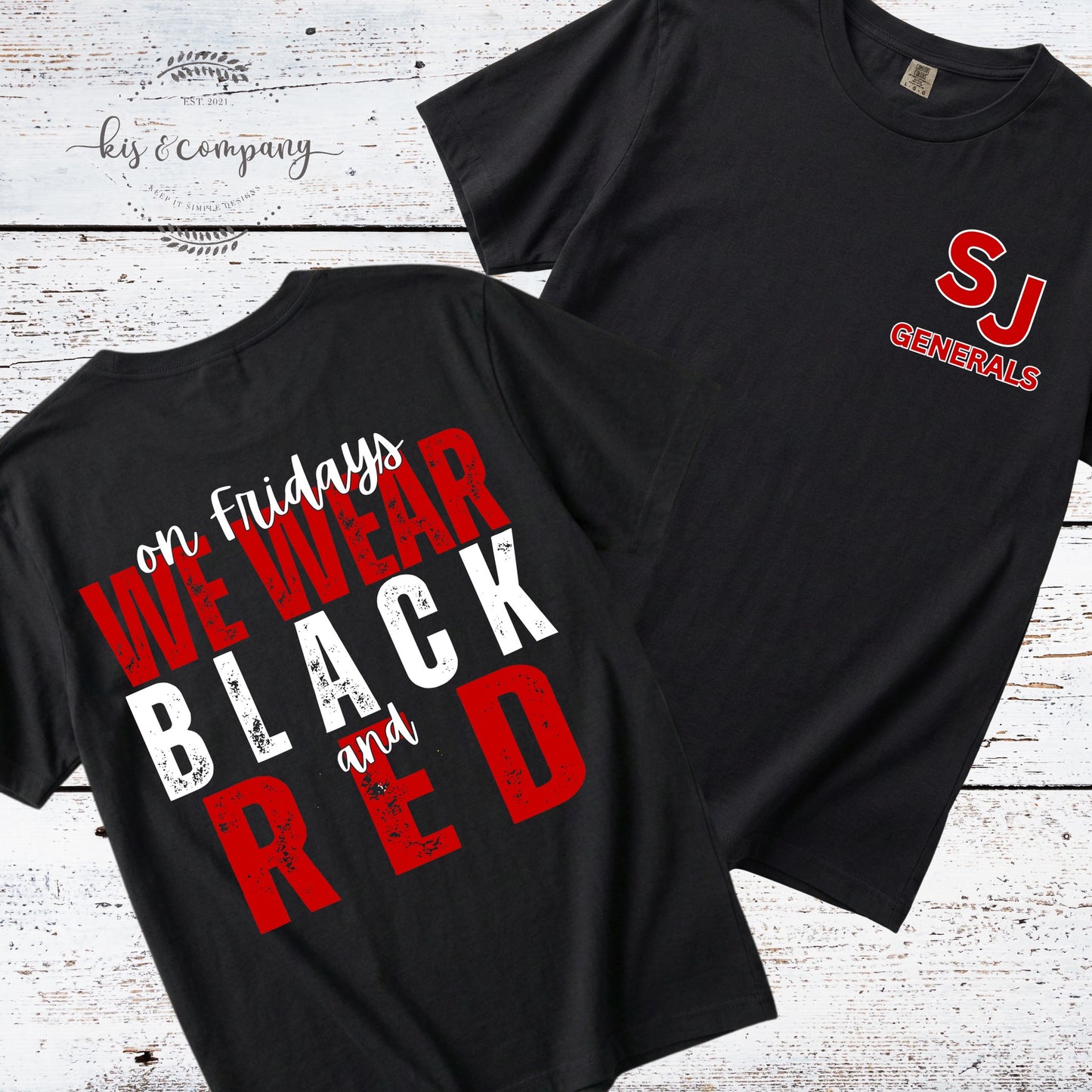 We wear Black & Red - Generals
