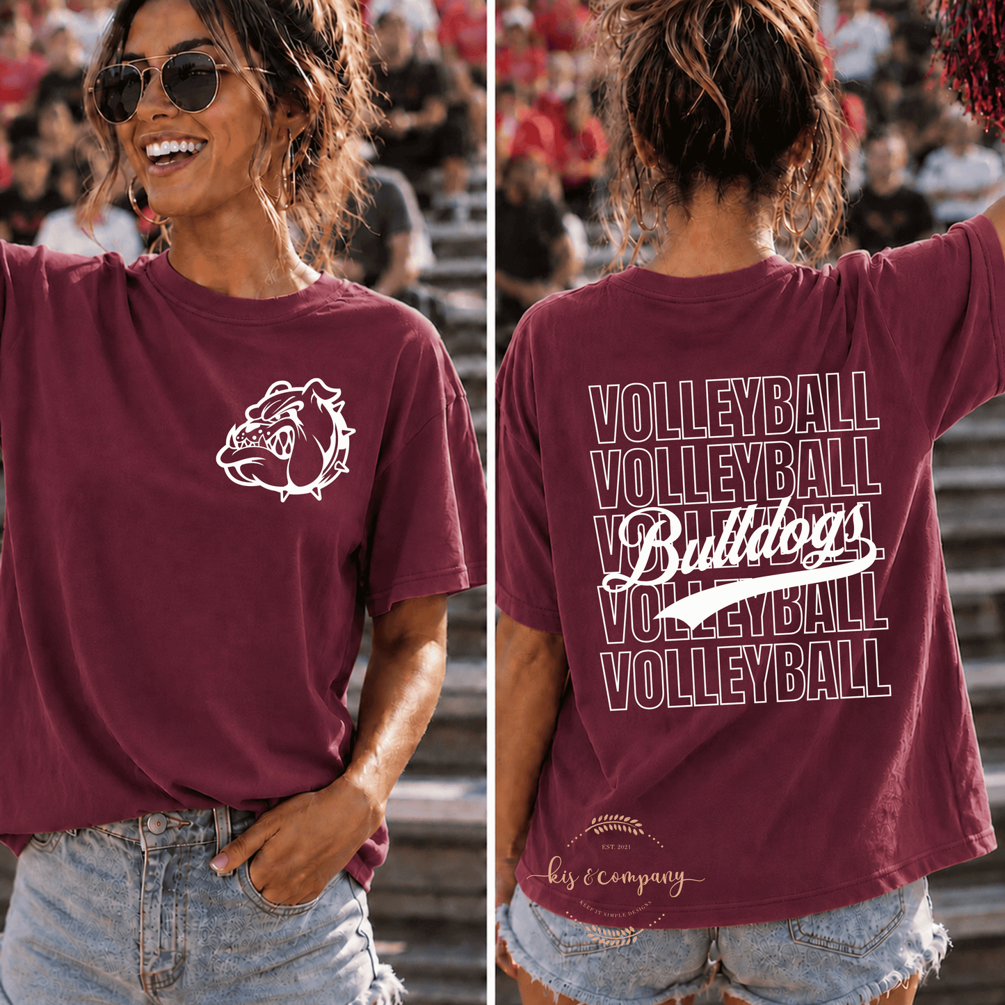 Bulldogs Volleyball Stack