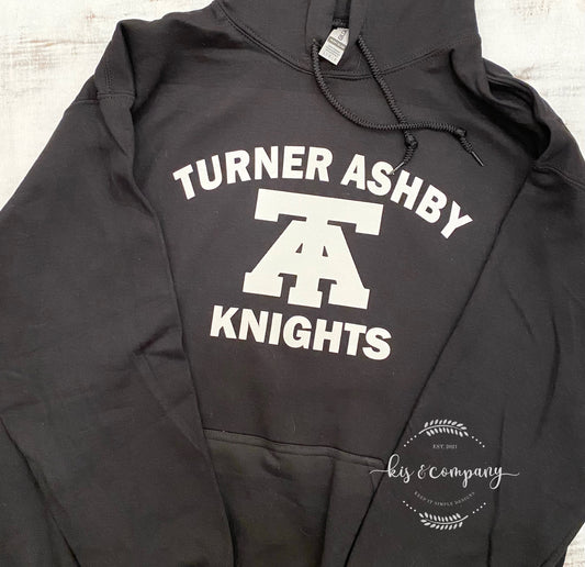 TA Knights Hoodie in black