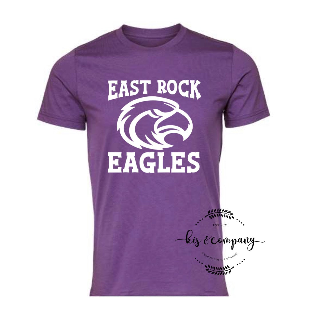 East Rock Eagles Tee - Purple