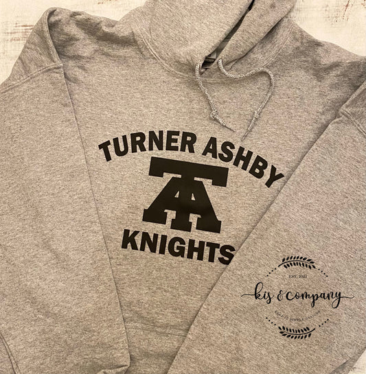 TA Knights Hoodie in gray