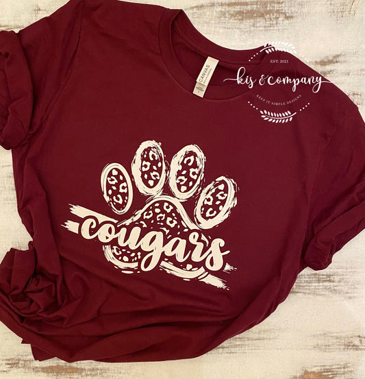 Cougars Leopard Paw