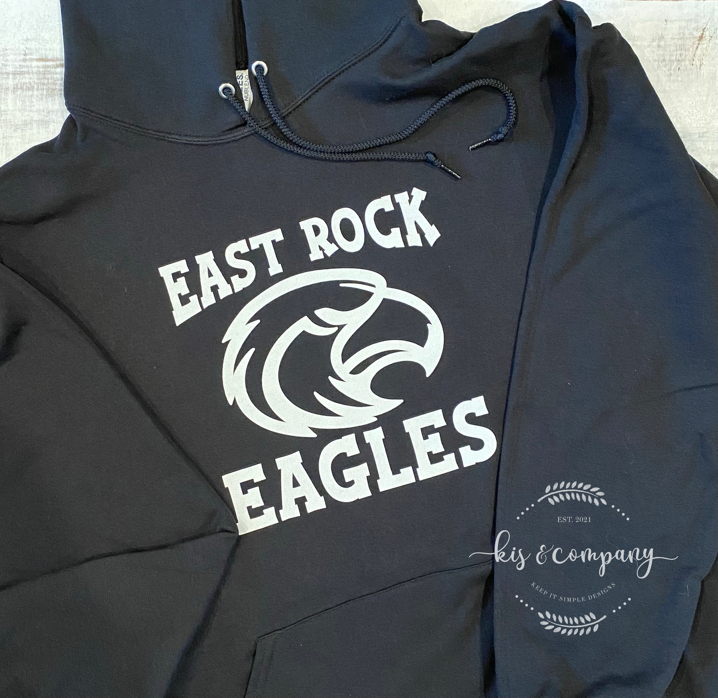 East Rock Eagles Black Hoodie